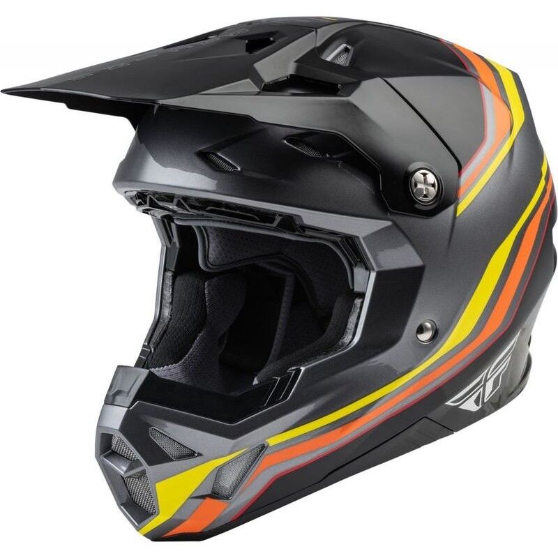 FLY RACING Formula CP S.E. Speeder Helmet Black/Yellow/Red XL- motosca