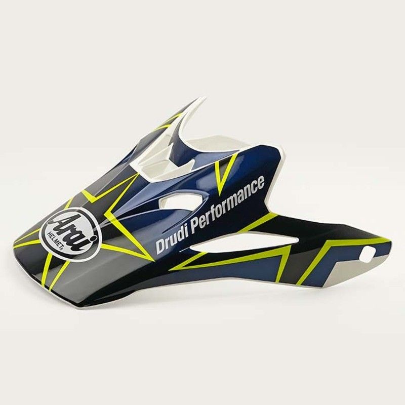 Visera ARAI MX-V - Stars &amp;amp; Stripes Blanco- motoscamaralweb.com