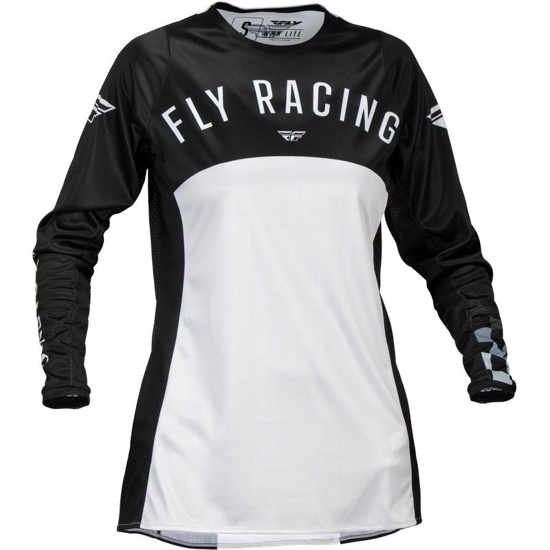 Camiseta mujer FLY RACING Lite - Negro / Gris Claro - motoscamaralweb.com