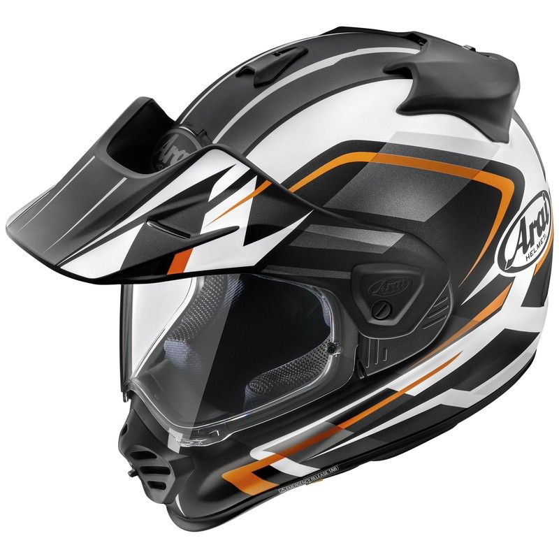 Casco ARAI TOUR-X5 Discovery - naranja- motoscamaralweb.com