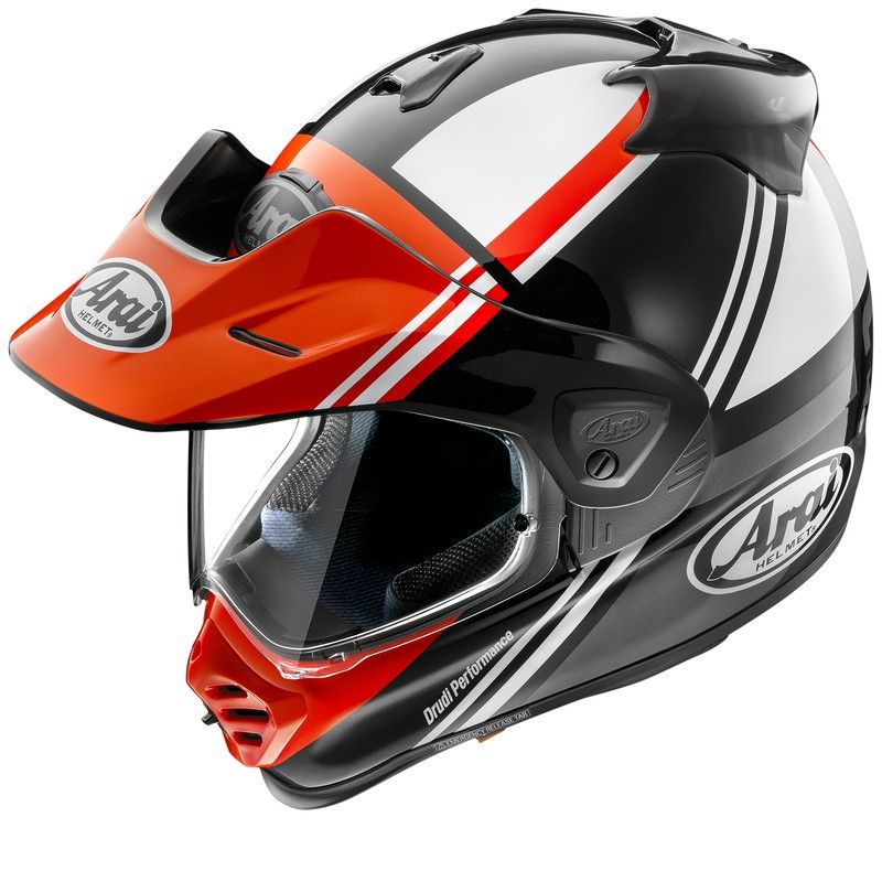 Casco ARAI TOUR-X5 Cosmic - rojo - motoscamaralweb.com
