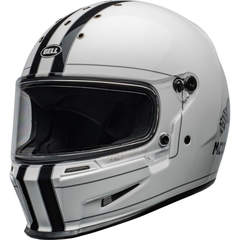 Casco BELL Eliminator - Steve McQueen Gloss White- motoscamaralweb.com