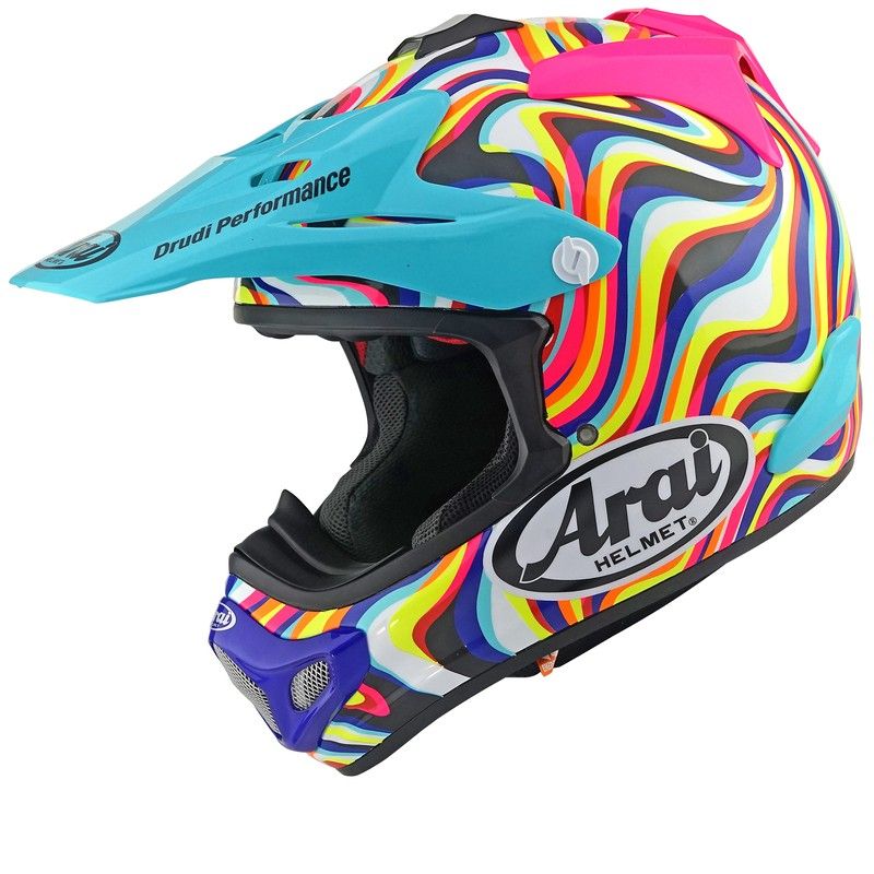 Casco ARAI MX-V EVO Stream - Rosa - motoscamaralweb.com