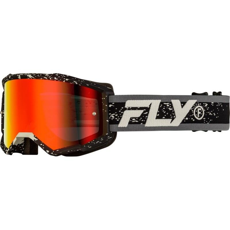 Gafas FLY RACING Zone - Negro / Gris - Lente Red Mirror / Ahumado - motoscamaralweb.com