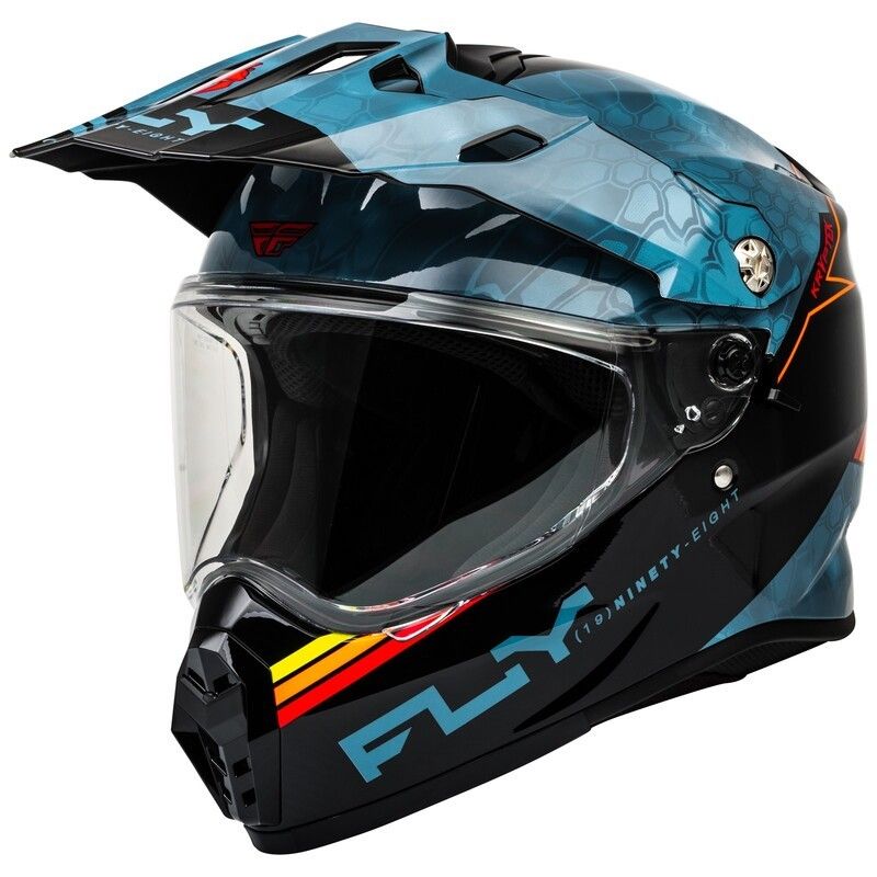 Casco FLY RACING Trekker Kryptek Conceal - Pizarra / Negro / Rojo- mot