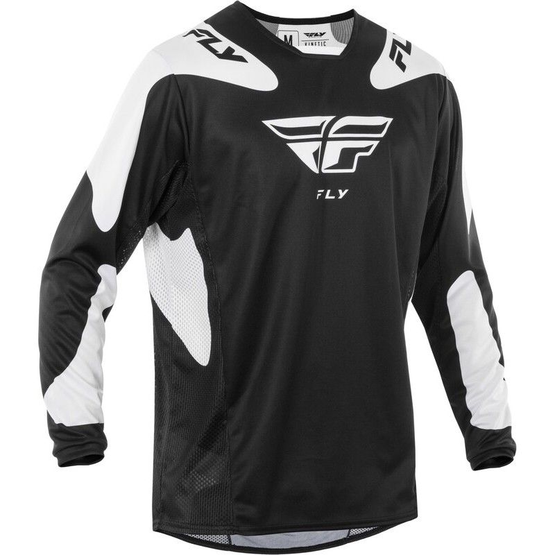 Camiseta FLY RACING Kinetic SYM - Negro / Blanco - motoscamaralweb.com
