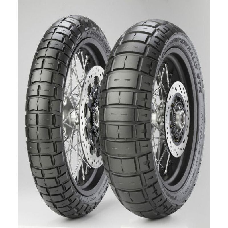 Neumático PIRELLI SCORPION RALLY STR 130/80 R 17 M/C 65V TL M+S - motoscamaralweb.com