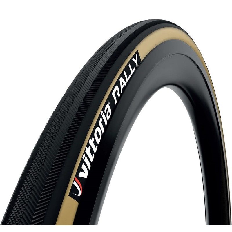 Tubular Vittoria Rally 28x25c flanco crema válvula RVC - motoscamaralweb.com