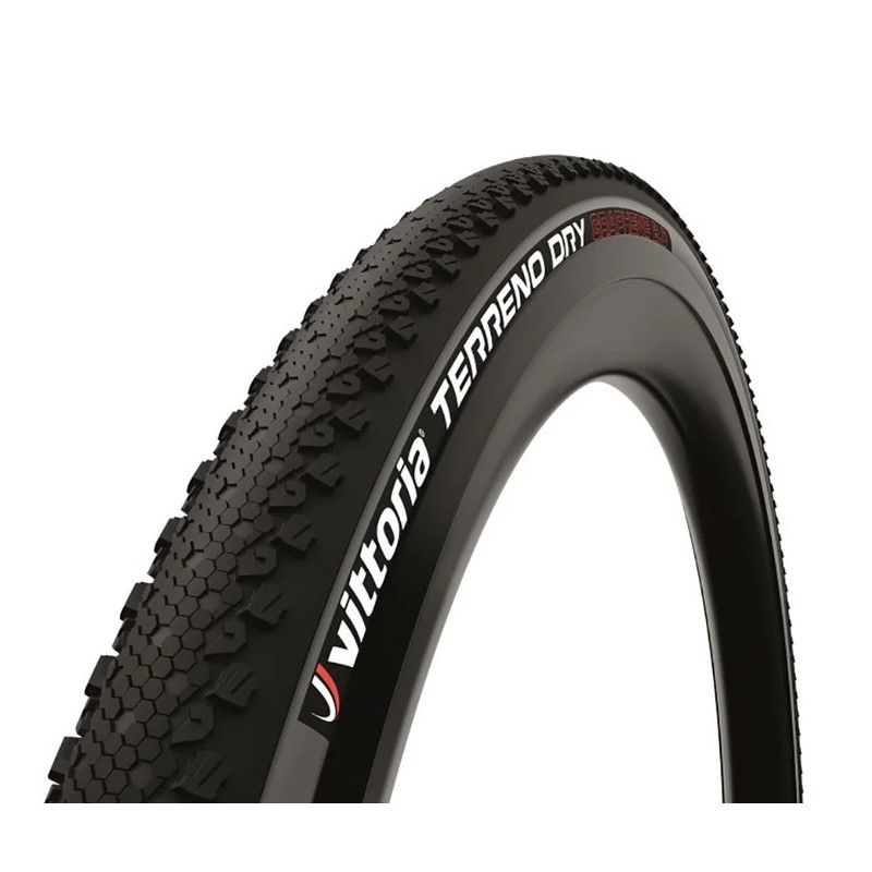 Neumático Vittoria Terreno Dry 700x35c Gravel flanco gris G2.0 - motoscamaralweb.com