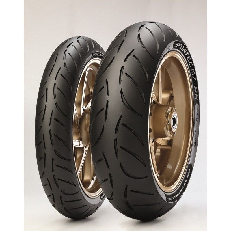 Neumático METZELER SPORTEC M7 RR (F) 130/70 ZR 16 M/C (61W) TL - motoscamaralweb.com