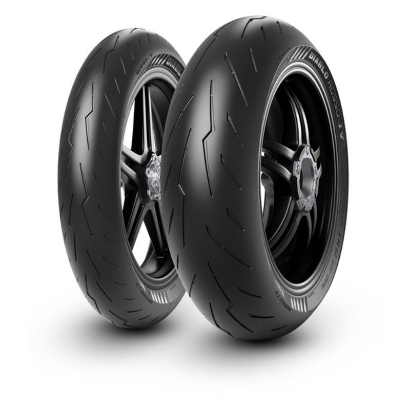 Neumático PIRELLI DIABLO ROSSO IV 190/55 ZR 17 M/C (75W) TL - motoscamaralweb.com