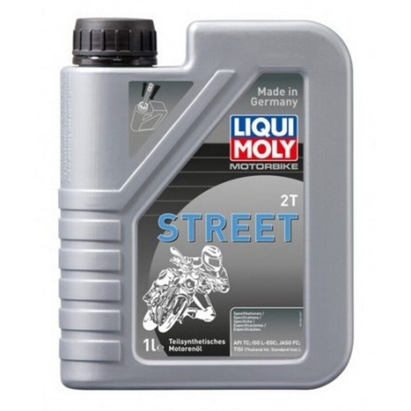 Botella de 1L aceite Liqui Moly semi-sintético mezcla 2T - motoscamaralweb.com