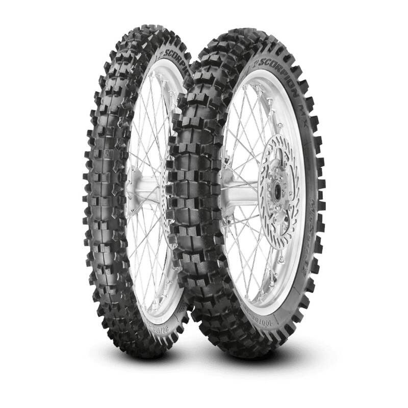 Neumático PIRELLI SCORPION MX32 MID HARD Stadium 110/90-19 NHS 62M TT - motoscamaralweb.com