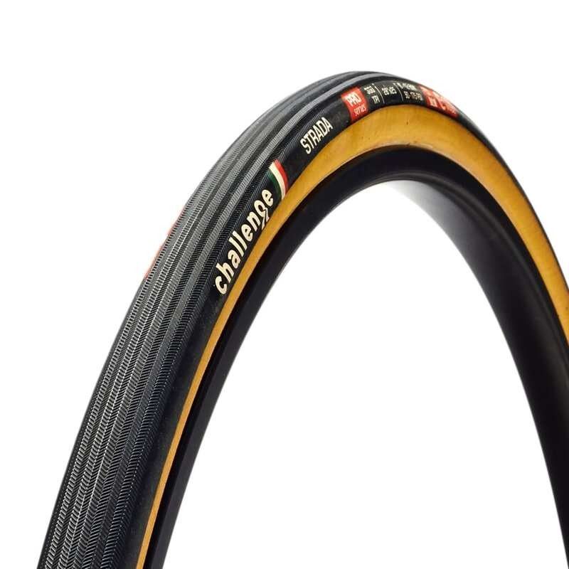 Tubular CHALLENGE HTU Strada 28X25 Blk/Tan - motoscamaralweb.com