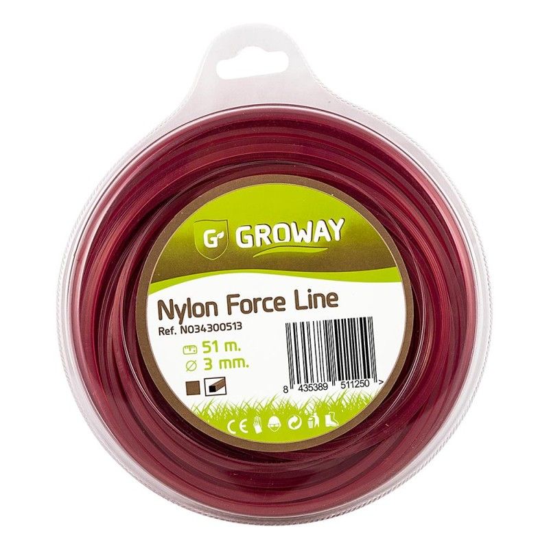 NYLON FORCE LINE CUADRADO D2.7MM L 66 M BLISTER LUJO- motoscamaralweb