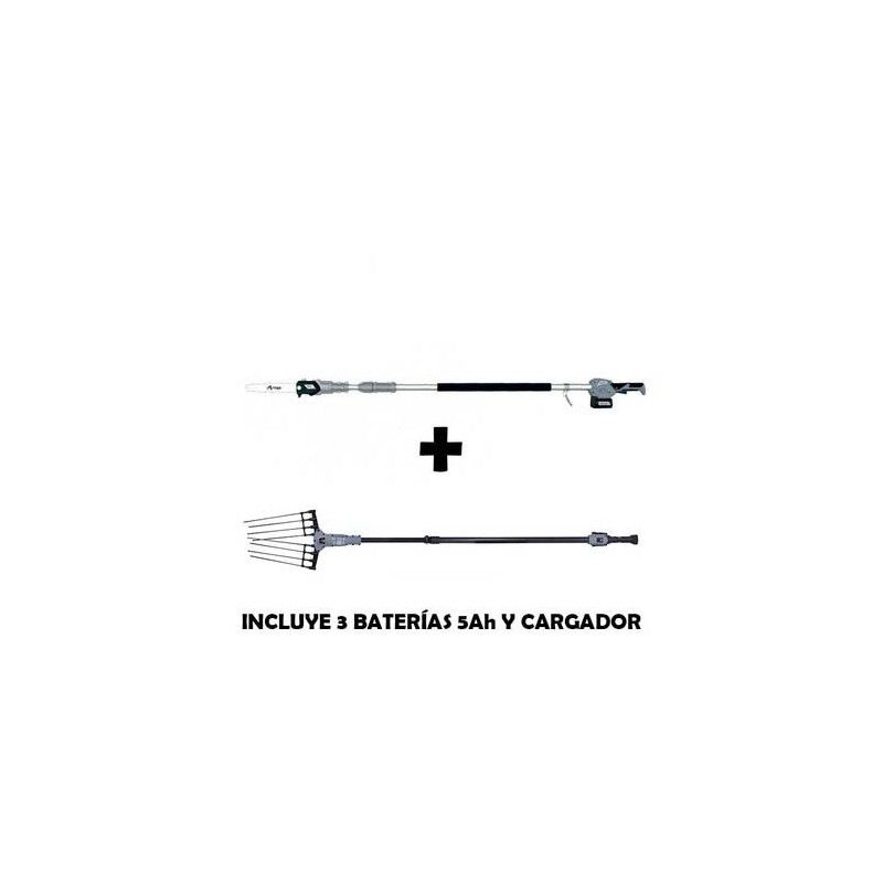 PACK MOTOSIERRA CON PÉRTIGA HS 37 PRO + VAREADOR TELESCÓPICO OV37 M +