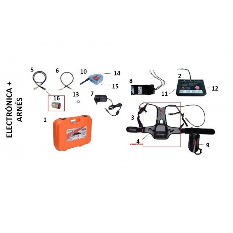 ARNÉS SOLO PARA TIJERA PS110 (ref:40000617010)- motoscamaralweb.com