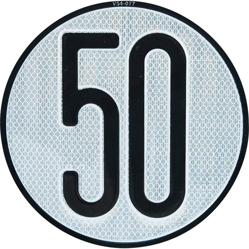 PLACA LIMITES VELOCIDAD 50 KM/H- motoscamaralweb.com