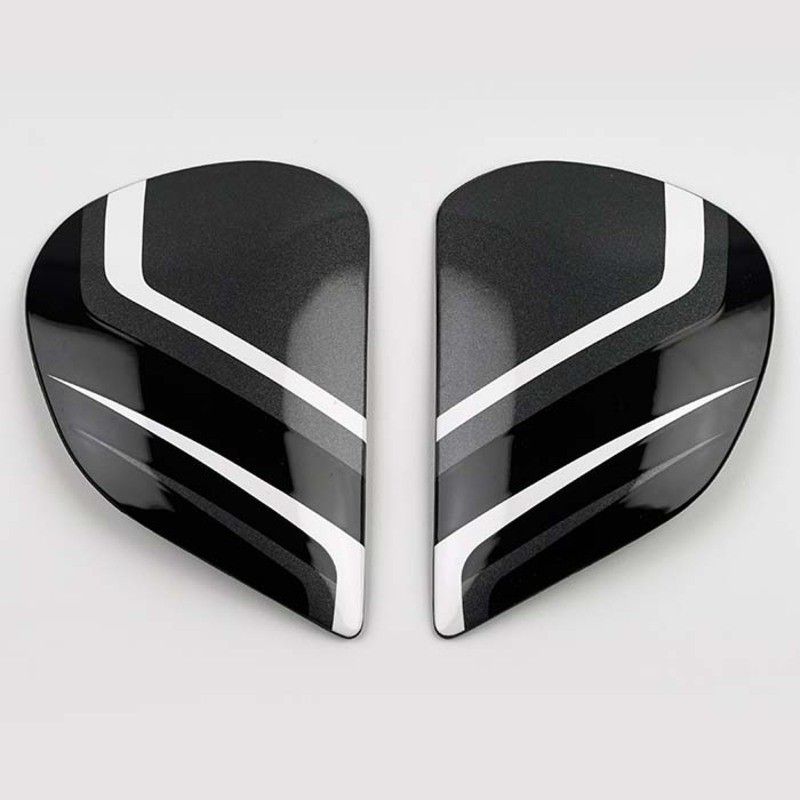 Cubiertas laterales ARAI (Sistema SuperAdSis J). PURO Negro (Modelos: