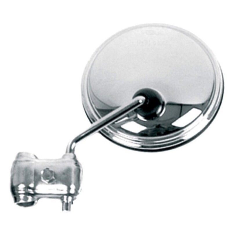 Retrovisor izquierdo universal V PARTS Vespa bordón 105 mm cromado - motoscamaralweb.com