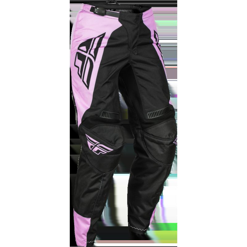Pantalón mujer FLY RACING F-16 - Negro / Lavanda - motoscamaralweb.com