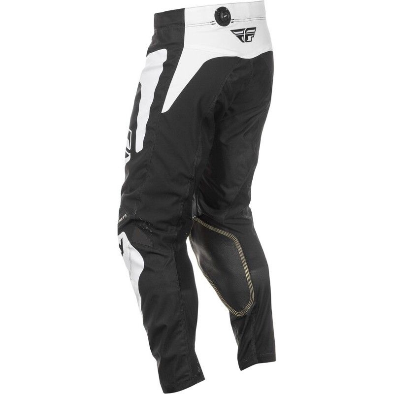 Pantalón FLY RACING Kinetic SYM - Negro / Blanco - motoscamaralweb.com