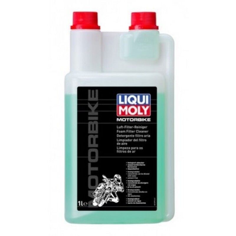 Botella 1L limpiador de filtros de aire Liqui Moly - motoscamaralweb.com