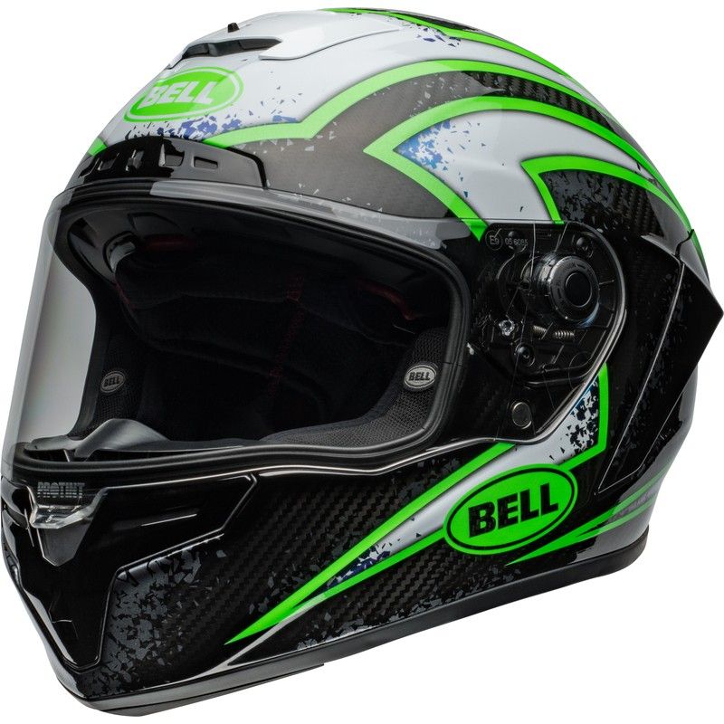 Casco BELL Race Star DLX Flex - Xenon Gloss Black/Kryptonite - motoscamaralweb.com