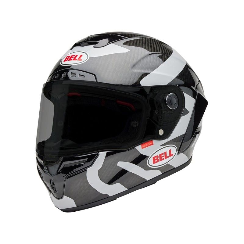 Casco BELL Race Star DLX - Hello Cousteau Equidae Matte Gloss Black/Gray - motoscamaralweb.com