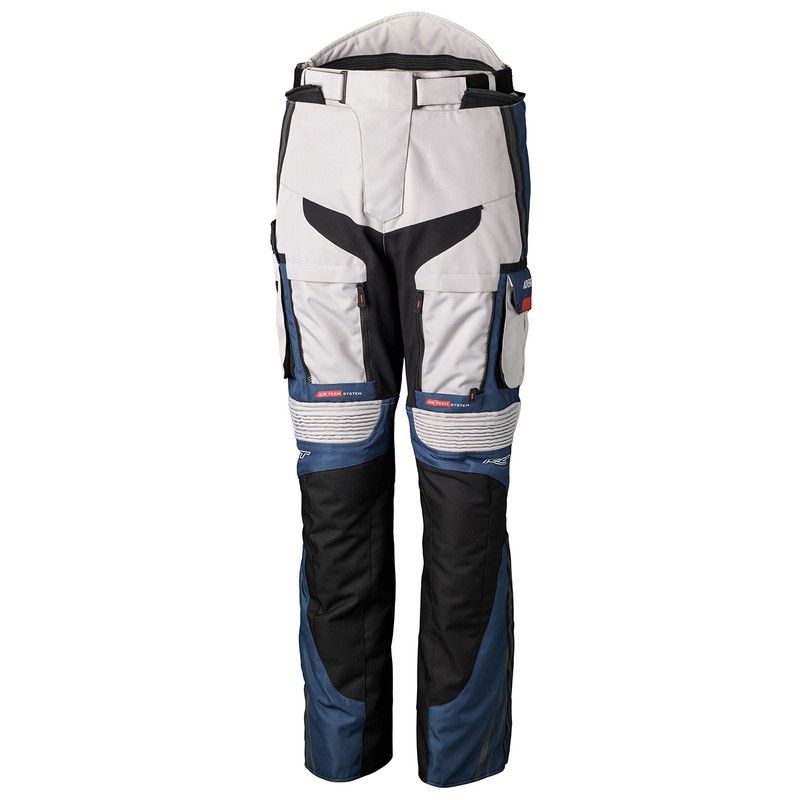 Pantalón textil RST Pro Series Adventure-X CE hombre - Plata / Azul / Rojo - motoscamaralweb.com