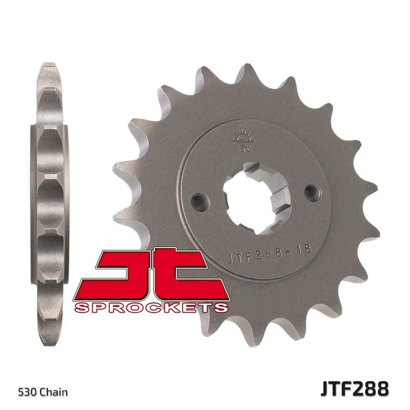 Piñón JT SPROCKETS acero estándar 288 - Paso 530 - motoscamaralweb.com