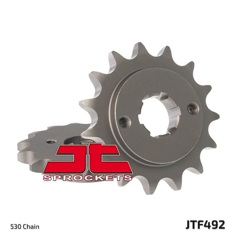 Piñón JT SPROCKETS acero estándar 492 - Paso 530 - motoscamaralweb.com