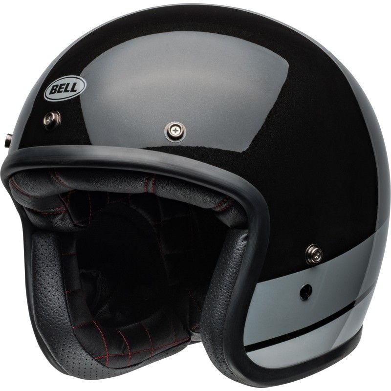 Casco BELL Custom 500 - Gloss Black Flake - motoscamaralweb.com