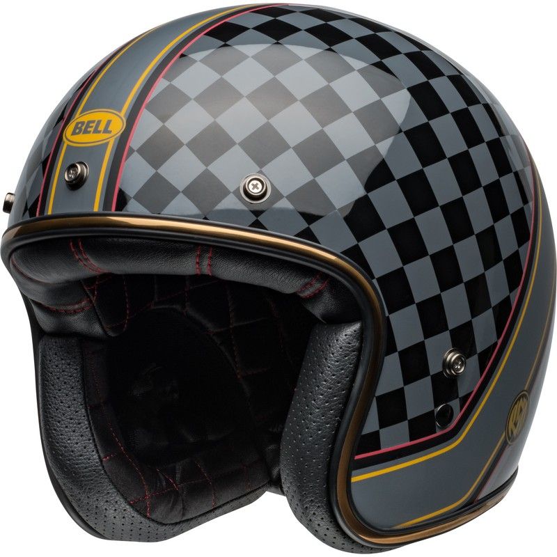 Casco BELL Custom 500 - RSD Wreakers Gloss Black/Gold - motoscamaralweb.com