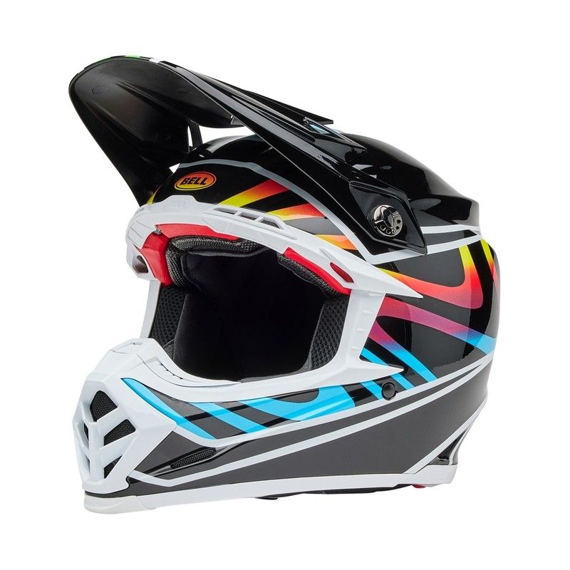 Casco BELL Moto-9S Flex - Drift Gloss Black Multi - motoscamaralweb.com