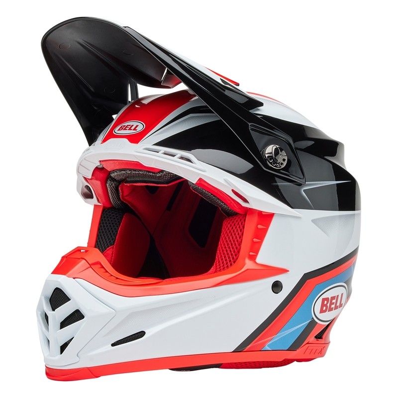 Casco BELL Moto-9S Flex - Merchant Gloss Red/Black - motoscamaralweb.com