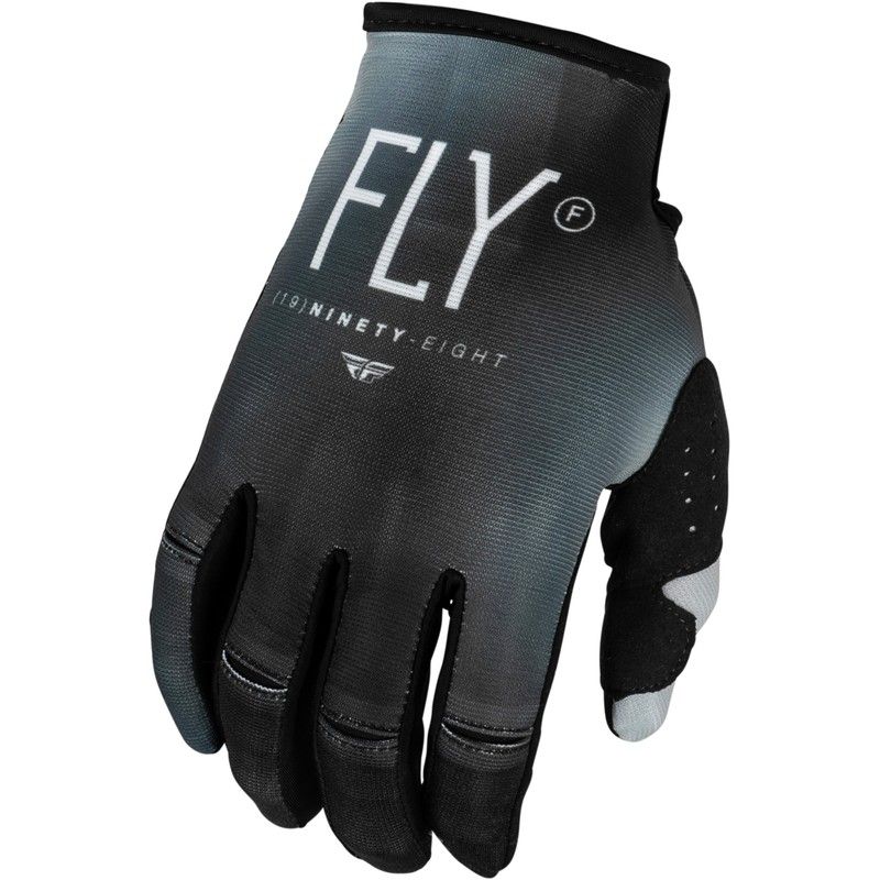 Guantes infantiles FLY RACING Kinetic Prodigy - Negro / Gris Claro - motoscamaralweb.com