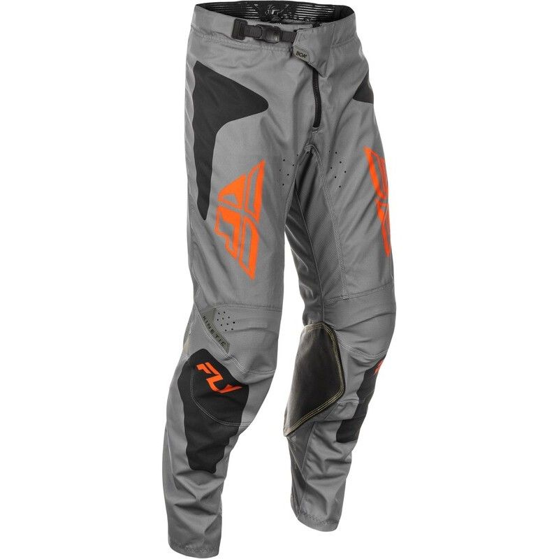 Pantalón FLY RACING Kinetic SYM - Gris / Naranja / Negro - motoscamaralweb.com