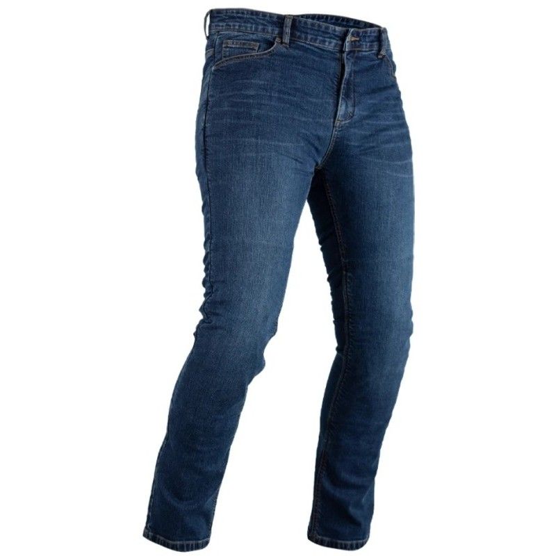 Pantalón textil reforzado con aramida RST Tapered-Fit CE hombre (pernera corta) - Azul - motoscamaralweb.com