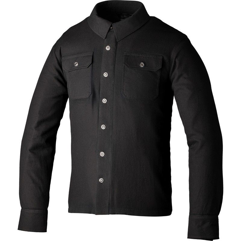 Chaqueta textil reforzada con aramida RST Lumberjack CE hombre - Negro - motoscamaralweb.com