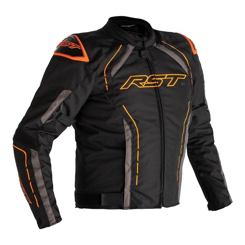 Chaqueta (Textil) RST S-1 Negro/Gris/Naranja. 52 EU/Talla M - motoscamaralweb.com