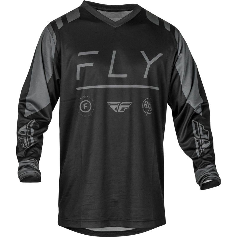 Camiseta FLY RACING F-16 - Negro / Antracita - motoscamaralweb.com