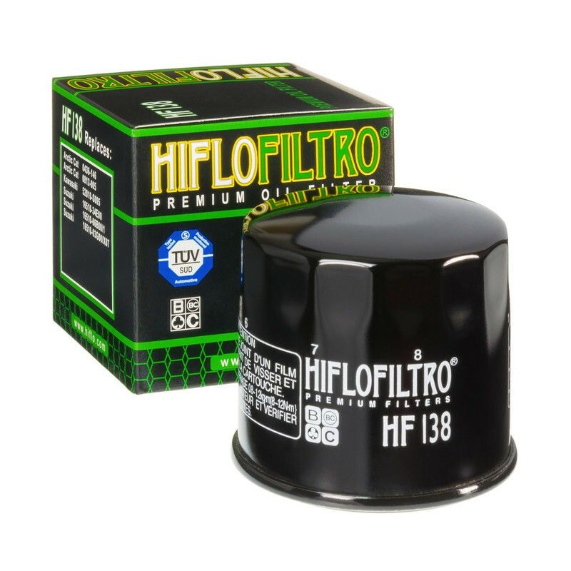 Filtro de aceite HIFLOFILTRO - HF138 - motoscamaralweb.com