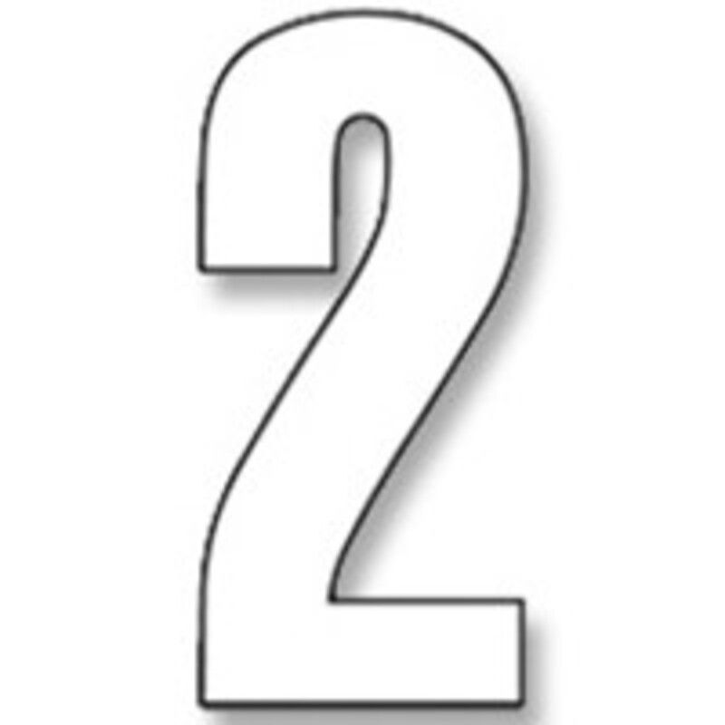 Numeros de carrera blanco - Pack de 3 uds Blackbird Crystal 5027/10/2 - motoscamaralweb.com