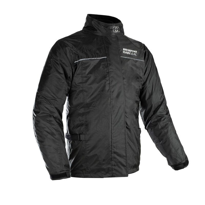 Chaqueta impermeable OXFORD negro talla L - motoscamaralweb.com
