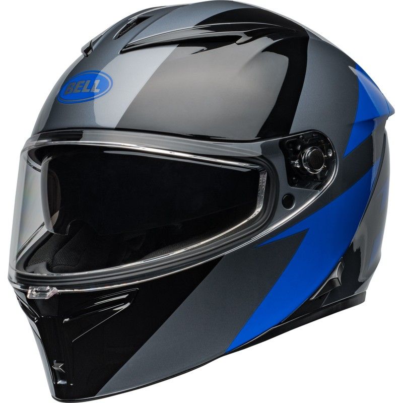 Casco BELL Lithium - Shear Gloss Gray/Blue - motoscamaralweb.com