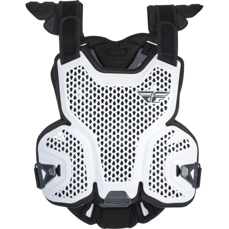 Peto FLY RACING Revel Lite - Blanco - motoscamaralweb.com