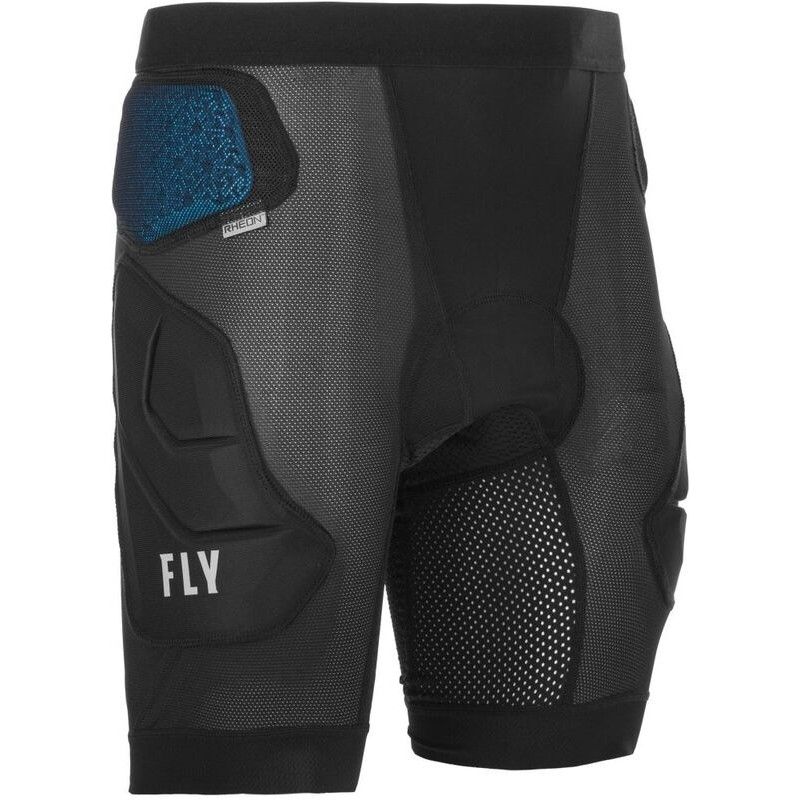 Pantalón corto con protección FLY RACING Revel Impact - Negro - motoscamaralweb.com