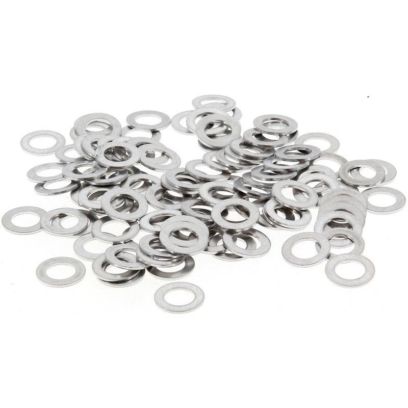 Arandela Aluminio 8X14X1.0 Bolsa de 100 piezas R080140BA/100 - motoscamaralweb.com