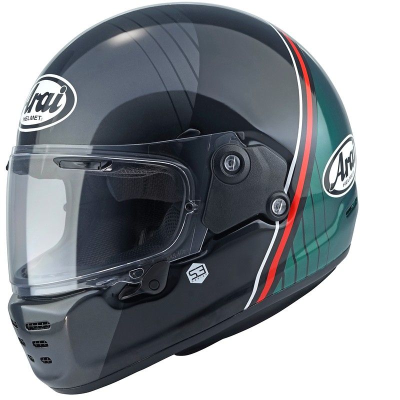 Casco ARAI Concept-XE Temu - Verde - motoscamaralweb.com